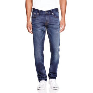True Religion Geno Relaxed Slim Jeans Blue Men's Size 38x32